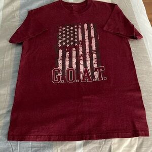 G.O.A.T. American flag tshirt